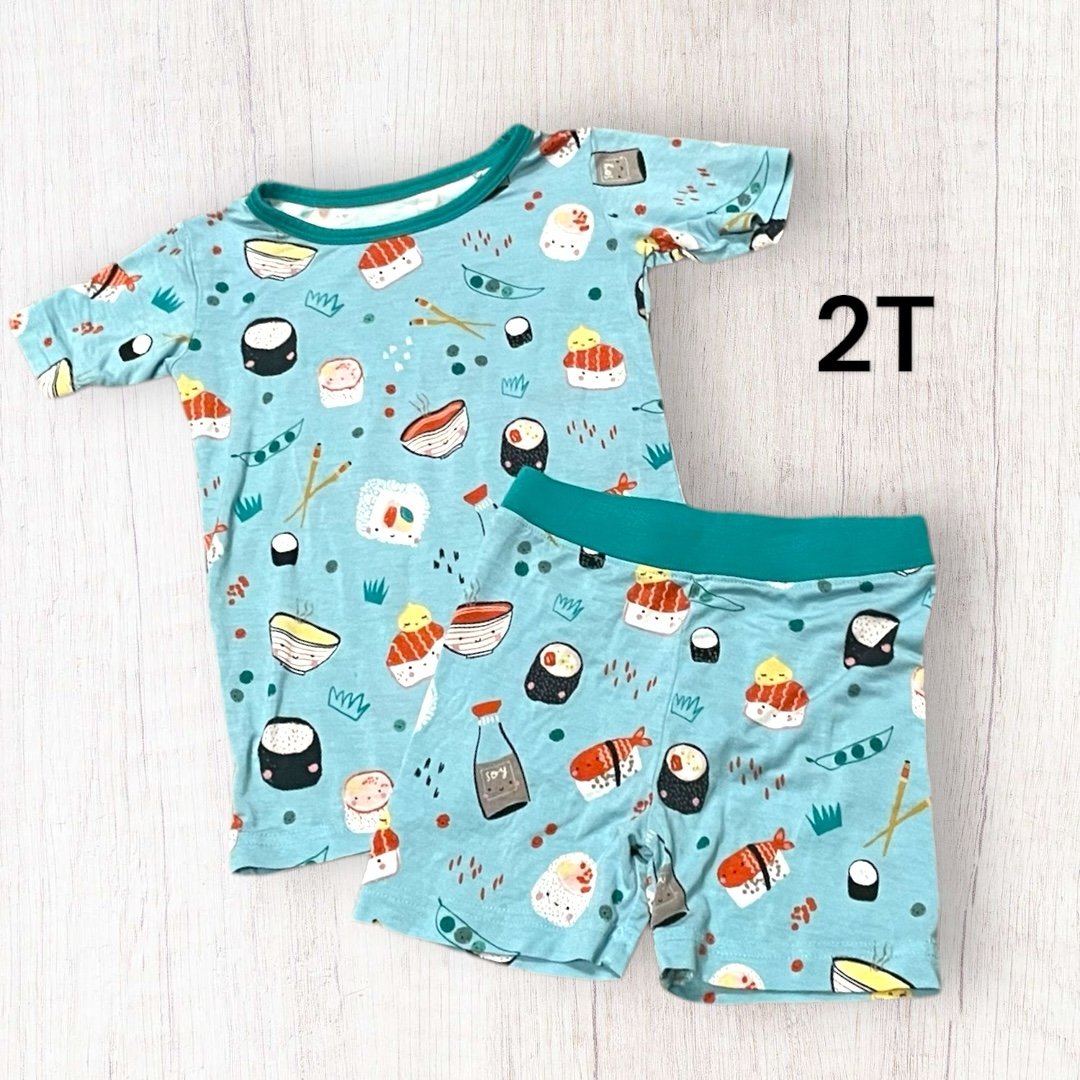Little Sleepies Sushi shorts set 2T