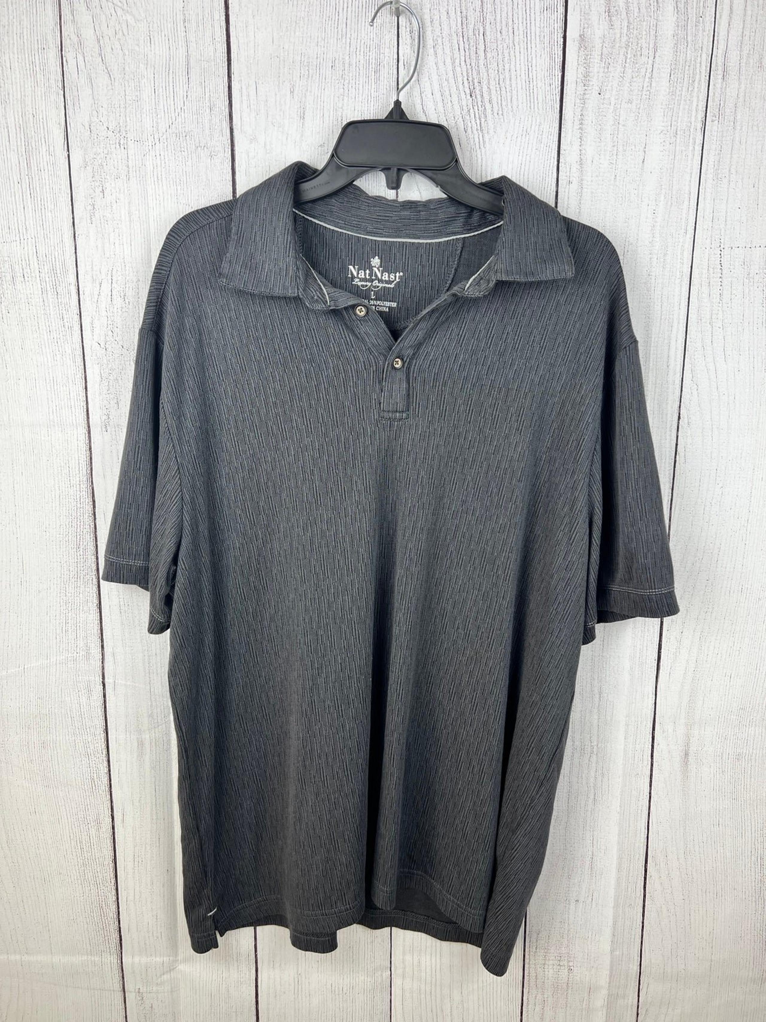 Nat Nast Polo Men's Large  Shirt Modal Blend  Short Sleeve