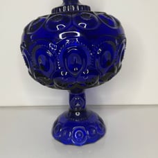 Weishar Moon and Star Cobalt Compote