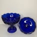 Weishar Moon and Star Cobalt Compote