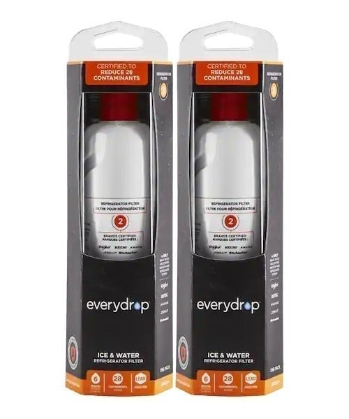 2 Packs EveryDrop Water Filter 2 EDR2RXD1 by Whirlpool
