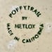 Vintage Metlox Poppy Trail Homestead Provincial Flat Cup and Saucer 7 Sets