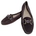 Salvatore Ferragamo Driving Loafer Brown Suede Gancini Horsebit Buckle Sz. 7.5B