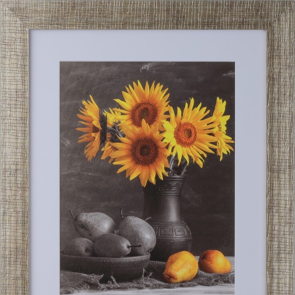 Extra Large 24 x36 2 Wide Polystyrene Picture Frame Silver 316-II-S360