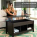 Coffee Table w/ Hidden Storage Living Room Decor Laptop Desk Lift Top Modern NEW
