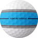 NWT 2 PACK TaylorMade 2025 Tour Response Stripe Golf Balls Color:White/Blue DKS