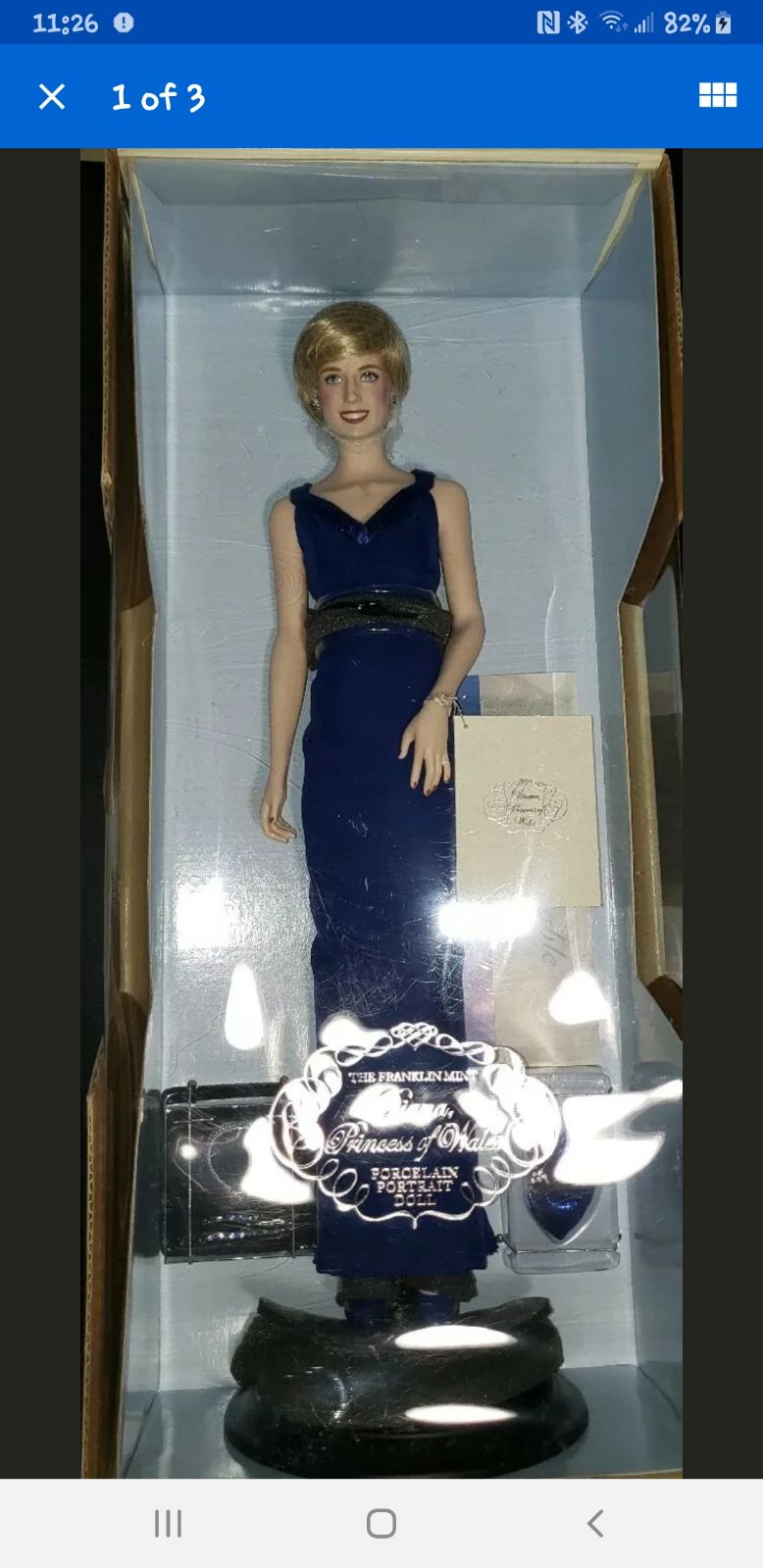 Diana, Princess of Wales Franklin Mint p