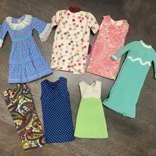 (Lot of 7) Vintage 50s 60s Barbie Clothes Dresses
