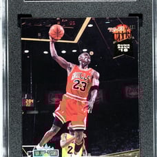 1992-93 Fleer Ultra Michael Jordan NBA Jam Session Dunk Rank '16 #216 Bulls HOF