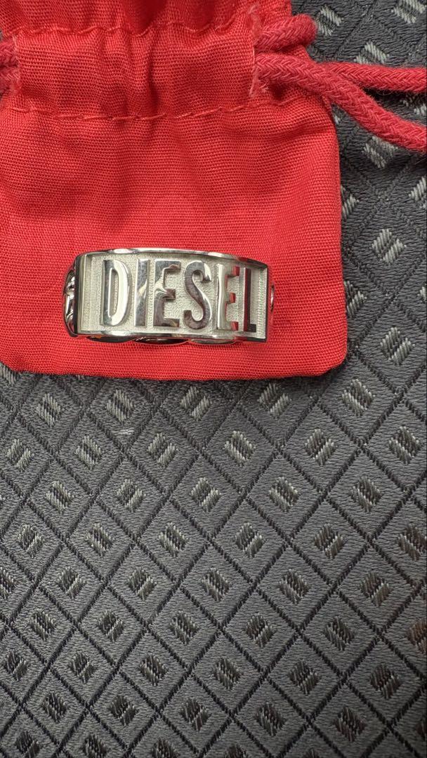 DIESEL Silver Ring Chain Design