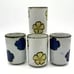 Speckled Stoneware Hand Painted Juice Mugs Item#1276