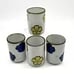 Speckled Stoneware Hand Painted Juice Mugs Item#1276