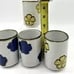 Speckled Stoneware Hand Painted Juice Mugs Item#1276