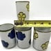 Speckled Stoneware Hand Painted Juice Mugs Item#1276