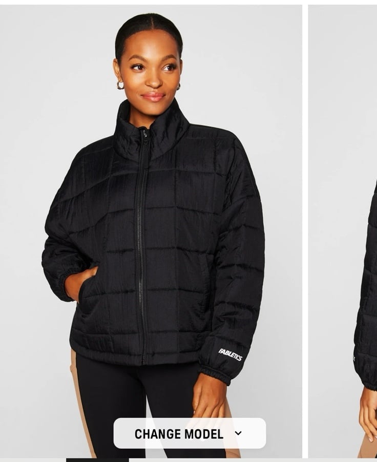 Fabletics quilted jacket