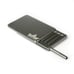 The Royal Box Classic Titanium Space Snuff Box Wallet w/ Built in 3” Metal Straw