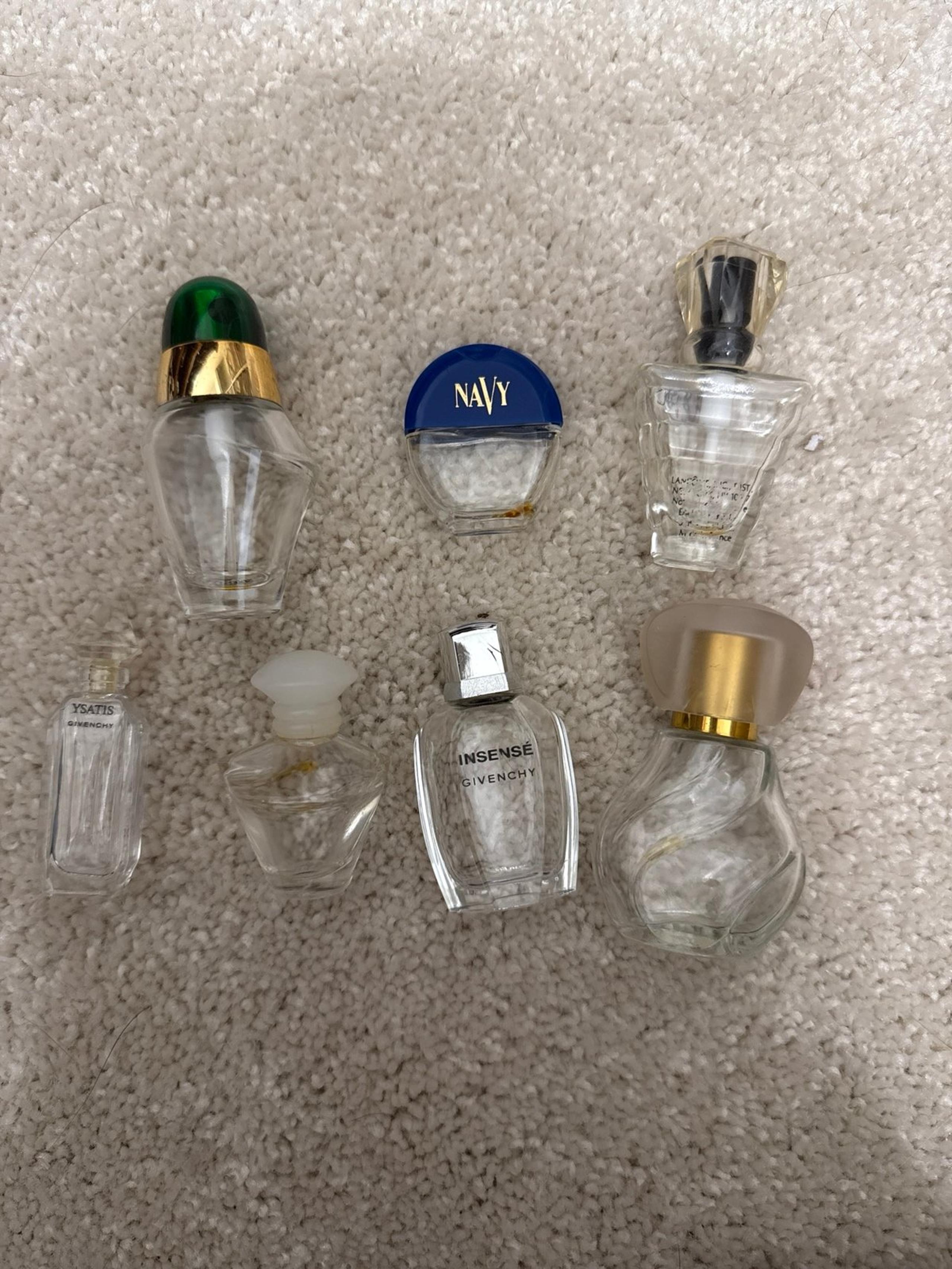 Mini empty perfume bottle