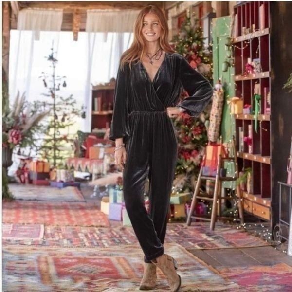 【PORTERNA】Comes Smoke Jumpsuit Versona | party smock jumpsuit
