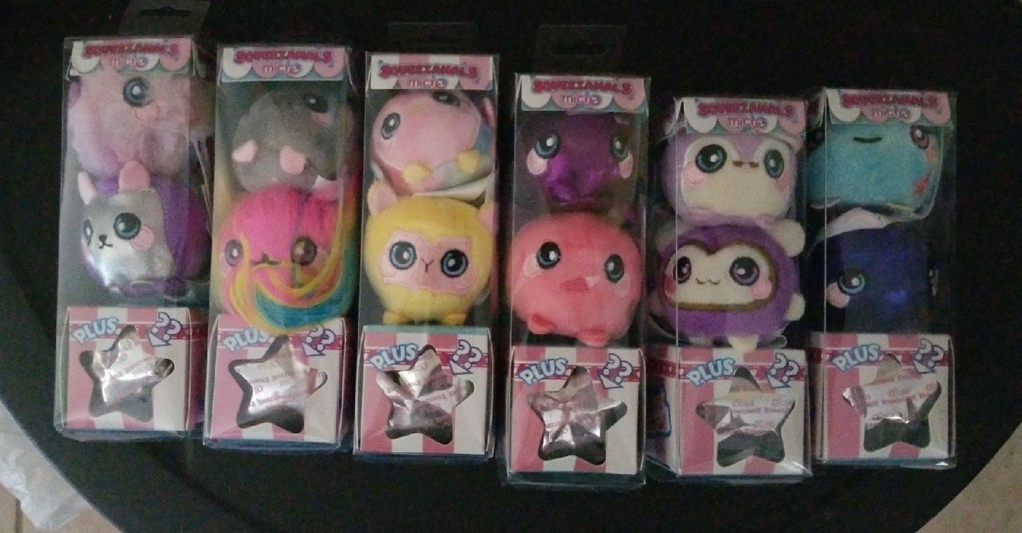 6 Squeezamals Micro Series 3