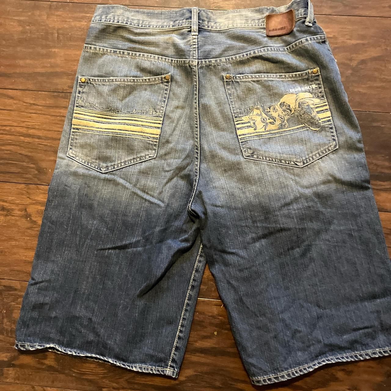 Ecko-unltd Men's Blue and Navy Shorts