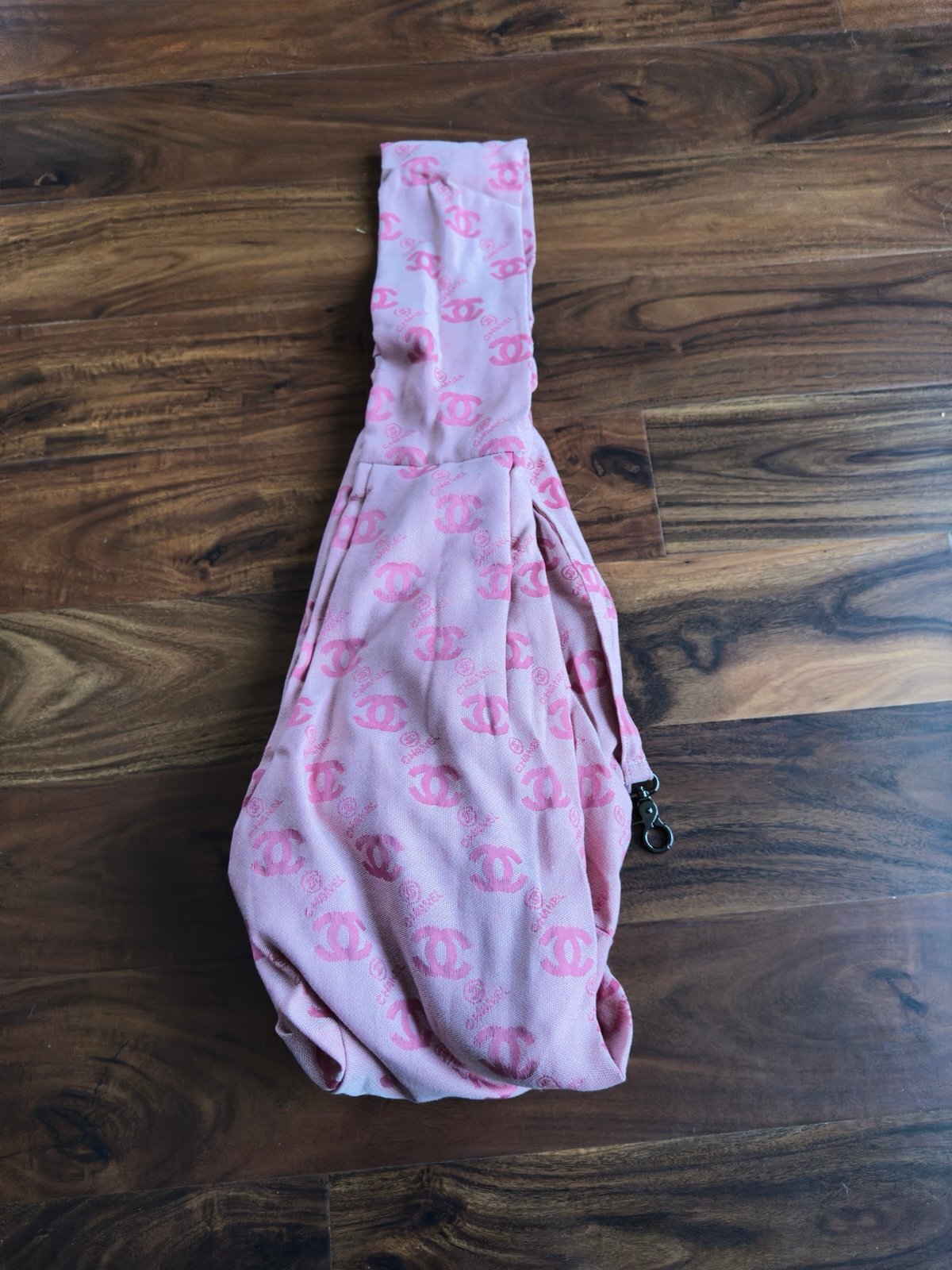 Pink Monogram Pet Sling Carrier