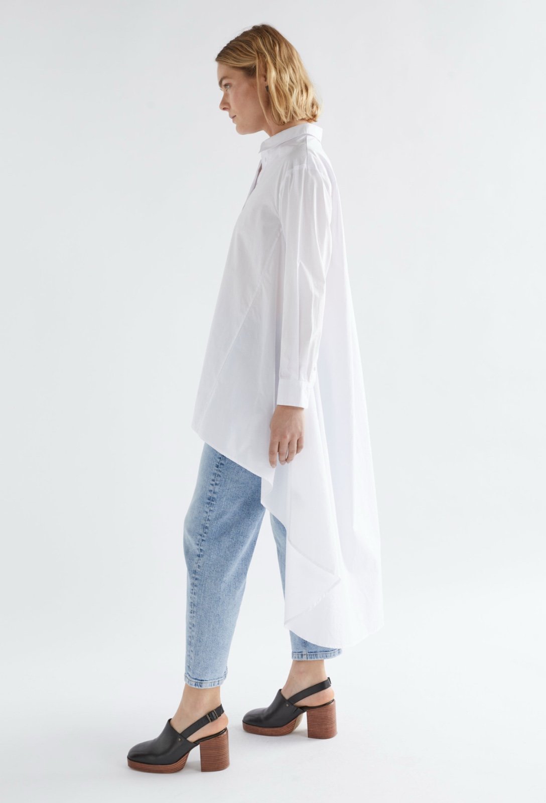 ELK The Label Organic Cotton Shirts Dressshirts white