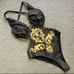 one piece european elegant swimsuit
