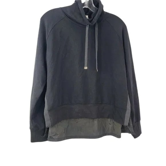 Kate Spade Women's Black Mock Neck Casual Pullover Sweatshirt Size M