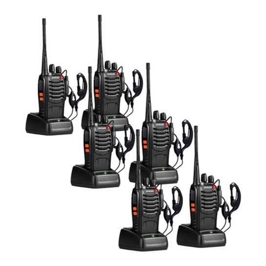 Two Way Radios Long Range Walkie Talkies for Adults with Headphones