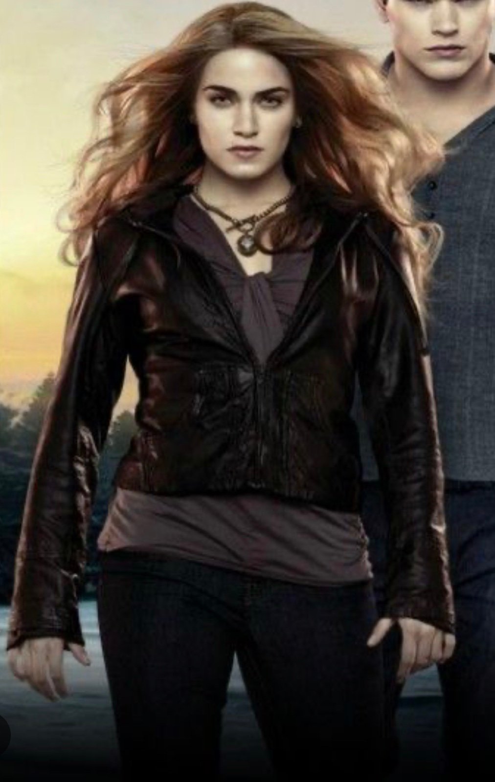 Twilight Saga ASO Rosalie Hale SA leather Jacket size Small