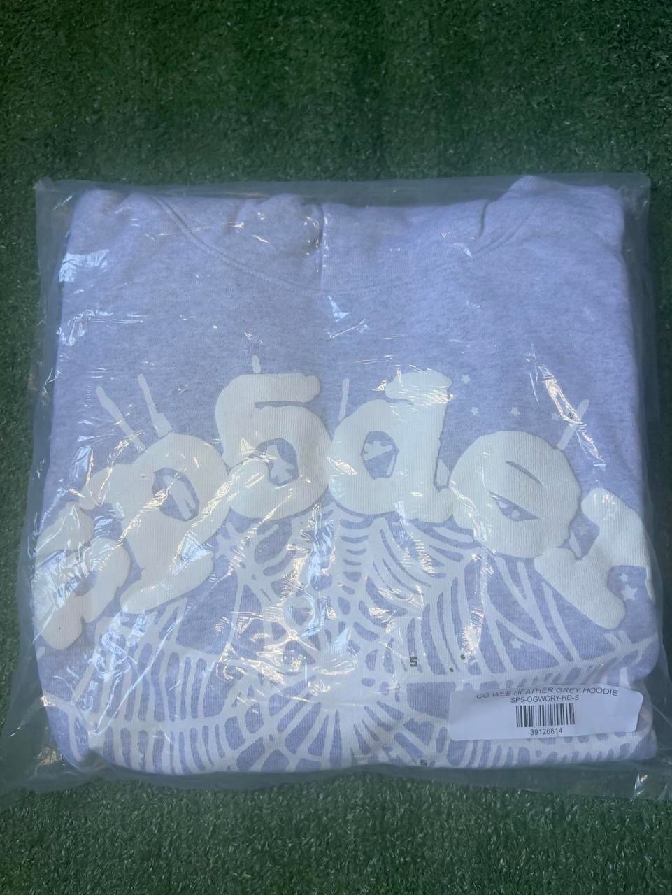 Spider Worldwide Heather Grey OG Hoodie (Small) [BRAND NEW]