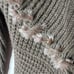 Moon River Ribbed Knit Ruffle Olive Green Faux Fur Tie Front Cardigan Medium