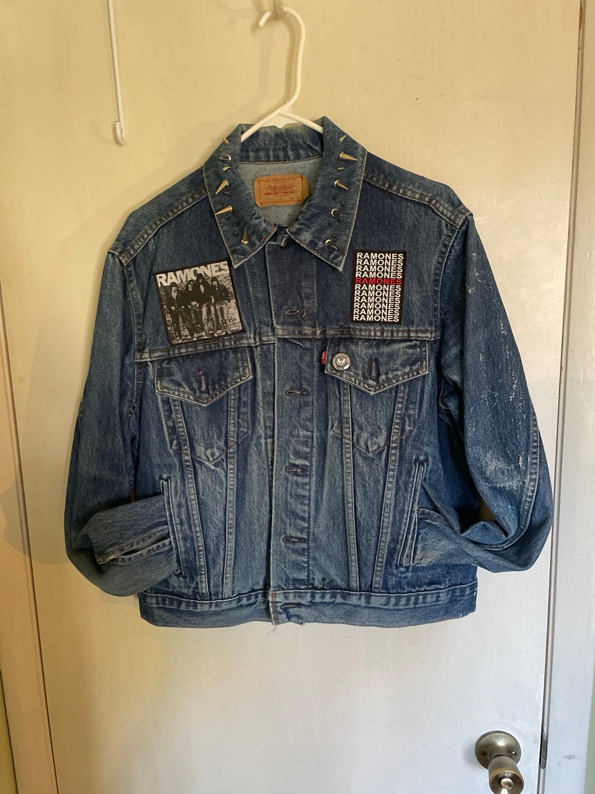 Denim up cycled Ramones Levis