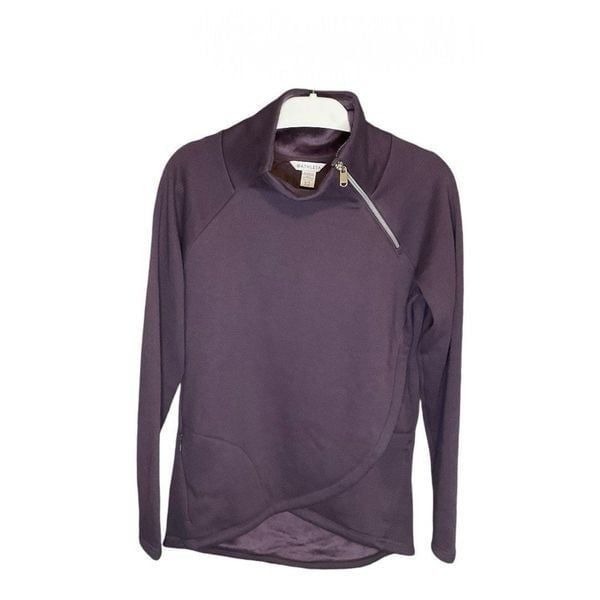 Athleta Cozy Karma Asym Pullover S