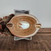 Vintage mid century elephant ash tray and match holder