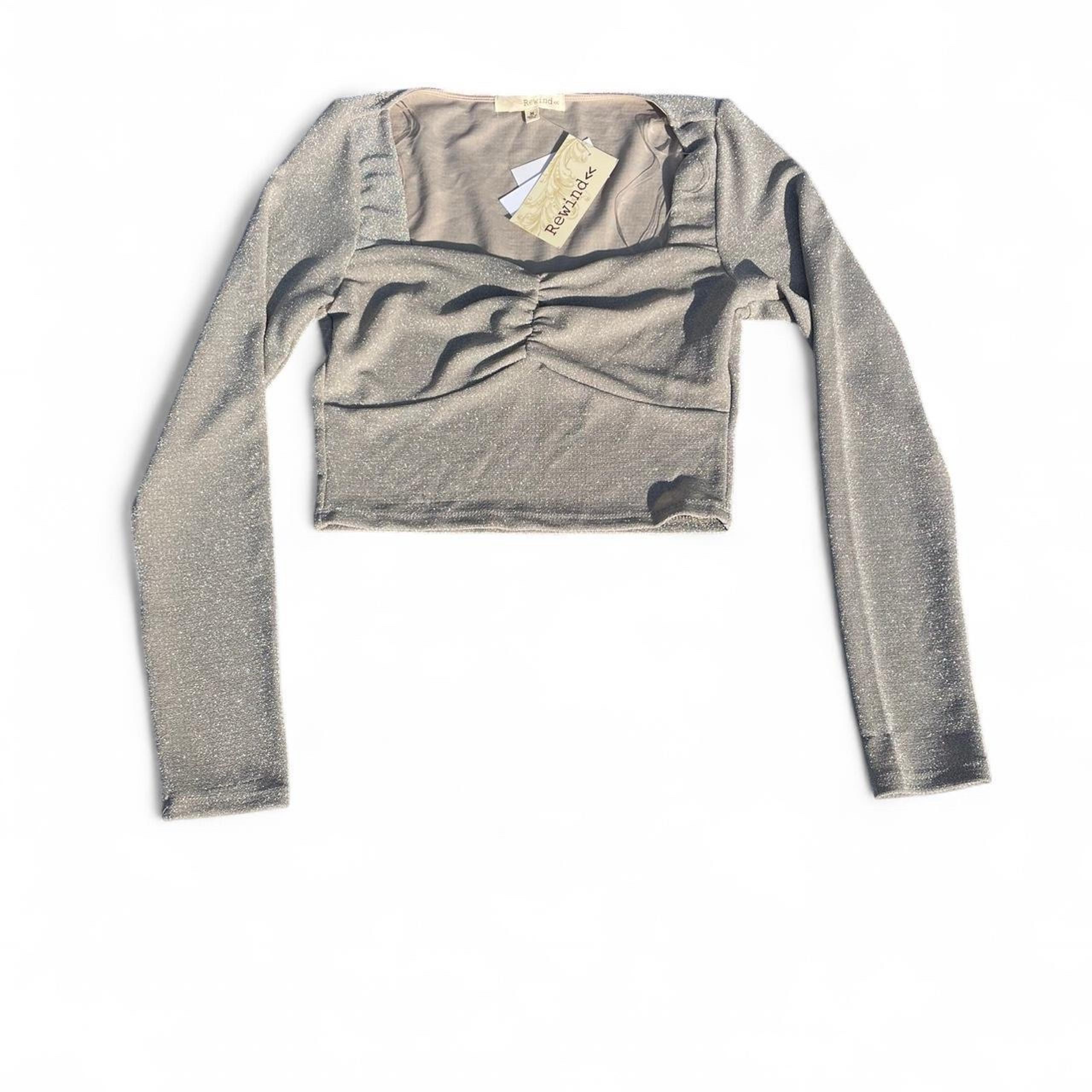 Long sleeve crop top