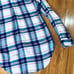 Kenneth Cole flannel plaid button down shirt top blouse medium