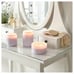 GOLIATTUJA Scented candle in glass w lid/2 wicks, Lavender bliss/purple, 70 hr