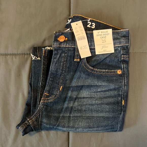 JCrew Billie Demi Boot Crop Size 23 NWT