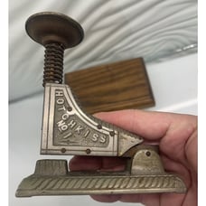 E.H.Hotchkiss No. 1 Antique Metal Stapler Norwalk Conn. 1896 WORKS!