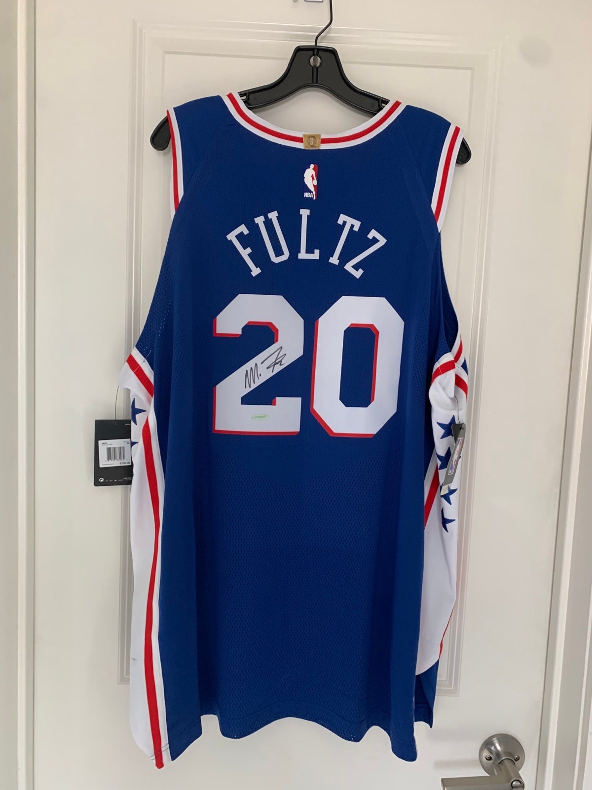 Authentic Markelle Fultz Signed Sixers Jersey Size 56 XXL