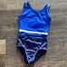 Sylvia P. Blue Gymnastics/Dance Leotard size 8. EUC