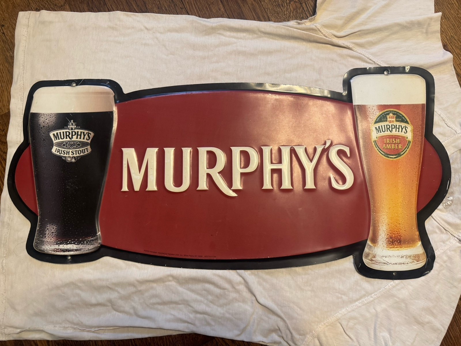 1999 Murphys Irish Stout Amber Beer Sign