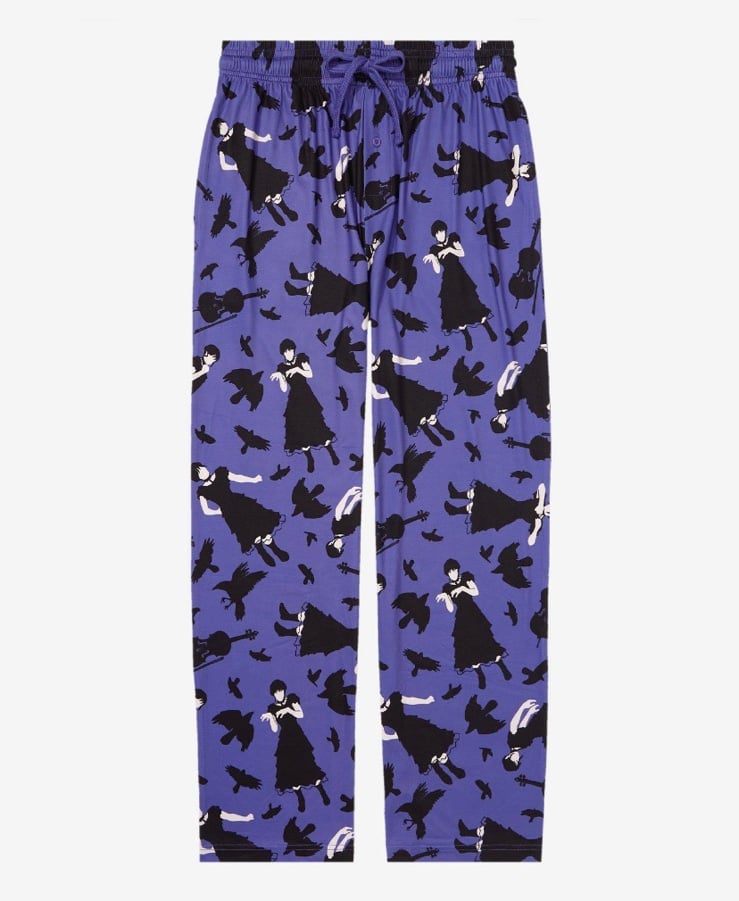 Unisex Wednesday Addams Dance Allover Print Sleep Pants Boxlunch Halloween