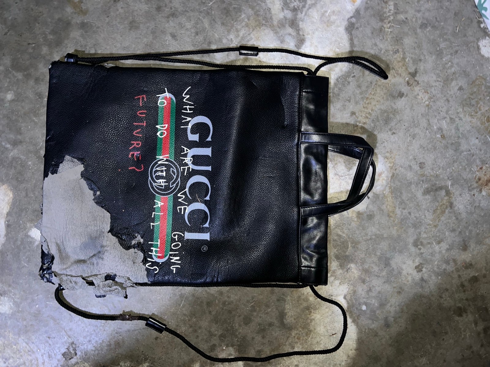 Gucci back pack