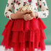 Posh Peanut Minnie Mouse Christmas Bodysuit Tulle Dress, EEUC, 18/24 Months