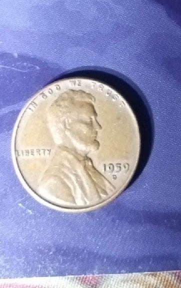 Us 1959 D penny