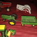 LOT OF ERTL JOHN DEER, INTERNATIONAL AND FORDSON McCormick Model M