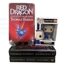 Thomas Harris Bundle: Red Dragon, Hannibal, Hannibal Rising, Hannibal FUNKO Pop