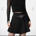 Scary Pleated Skirt Killstar